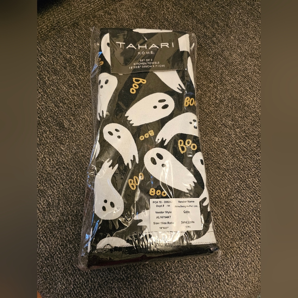 Boo Ghost Kitchen Towels